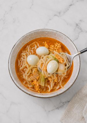 Foto resep Mie godok kuah seblak