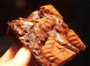 Foto resep Biscoff x Milo Brownies ♡ Shiny Crust & Fudgy Choco ❤