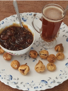 عکسی از دستور مربا و شربت انجیر خشک
