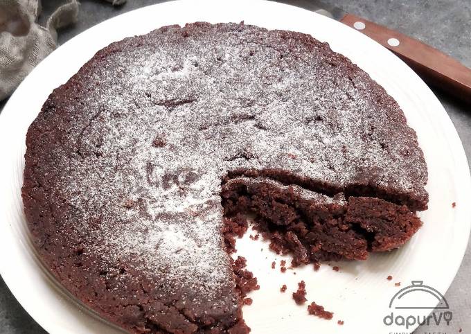 Cara bikin EGGLESS Rice Cooker CHOCOLATE CAKE