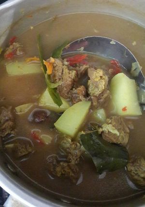 Foto resep Asam Pedas Daging dan Kentang