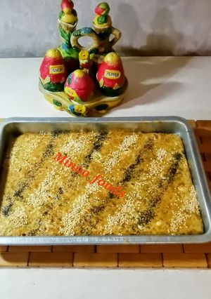 عکسی از دستور کیک پنیر و سبزی
