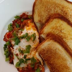 A picture of Shakshuka..quick brunch😊.