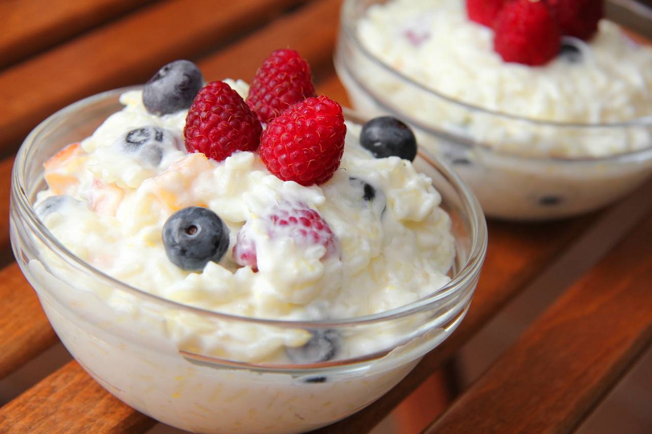 Gyümölcsrizs recept recept fotó