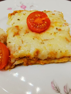 Una foto de Lasaña boloñesa