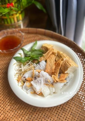 Hình của món Bánh Cuốn Chay.