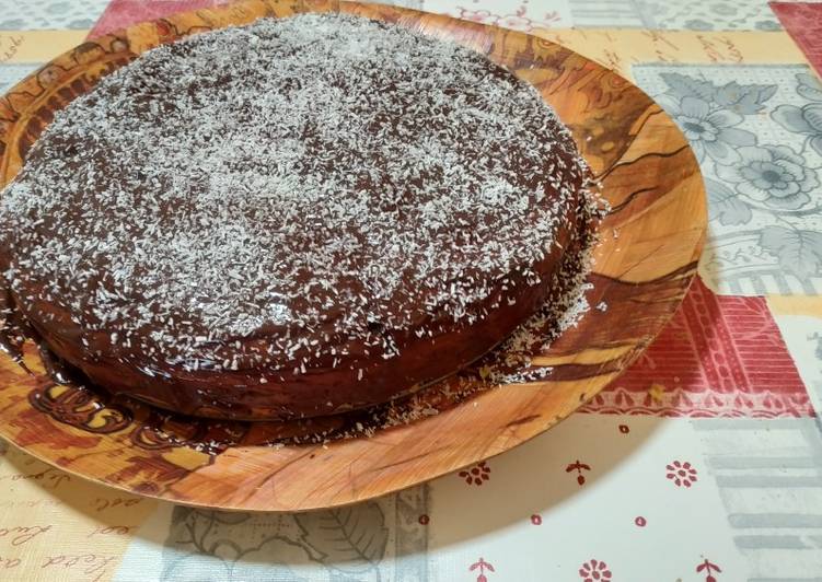 Bizcocho de zanahoria con chocolate