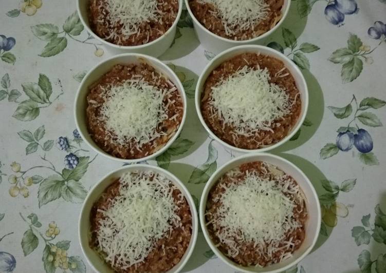 Cara Gampang Menyiapkan Spaghetti bolognese homemade Anti Gagal