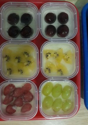 Foto resep Puding sutra 4 rasa