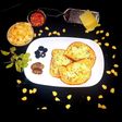 Cheese corn garlic bread