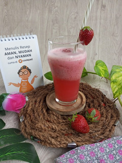 Foto resep Jus Strawberry