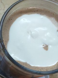 صورة لوصفة كاكاو بالكريمه اللباني