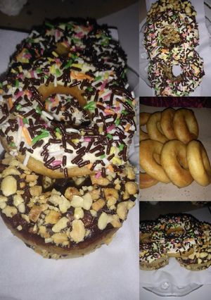 Foto resep Donat kacang topping kacang