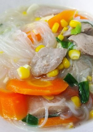 Foto resep Sup Bening Soun Bakso
