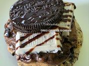 A picture of hershey cookies