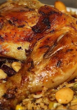 صورة لوصفة كبسة الدجاج