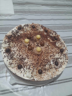 Una foto de Tarta de nata y chocolate