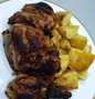 Easy Way Make Glazed chicken and potatoes the Can Spoil the Tongue Tasty