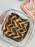 Brownie sin gluten con mantequilla de maní