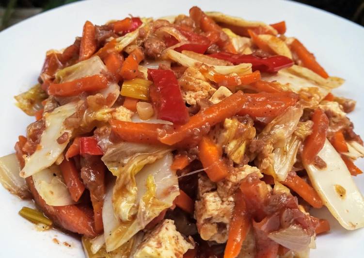 Resep Tumis kornet wortel sawi putih Anti Gagal