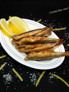 Una foto de Boquerones fritos