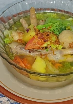 Foto resep 51.Sop Ceker Ayam & Bakso