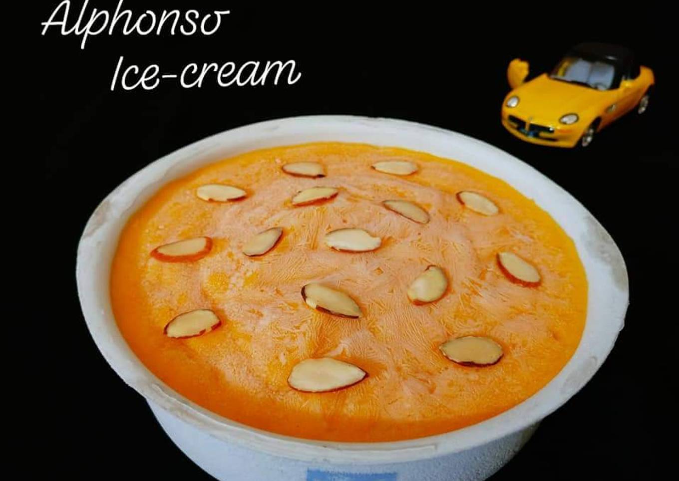 Mango ice-cream