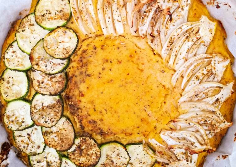 S-formato di zucca, zucchine e finocchi