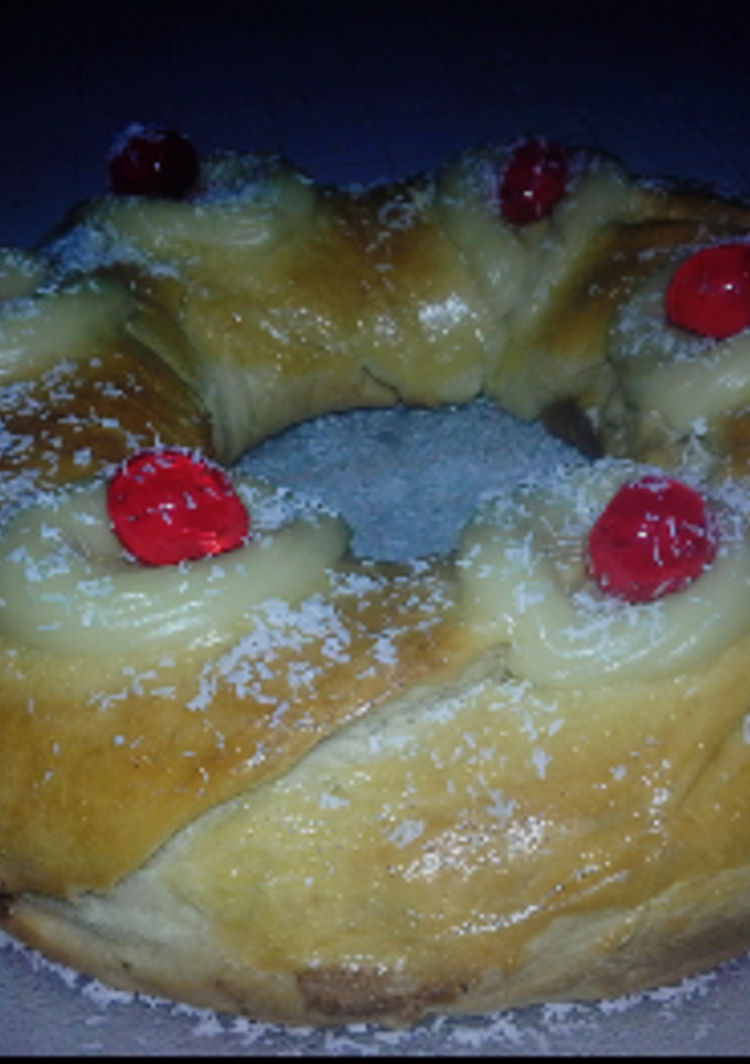 Una foto de Rosca de Reyes o Pascuas