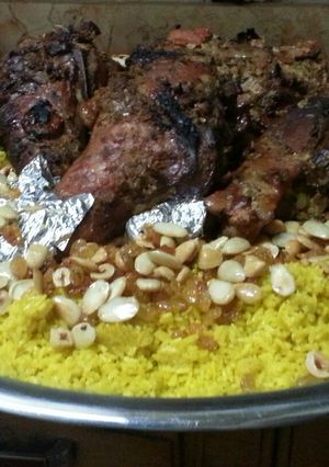 صورة لوصفة دبوس ورك الرومي مع الرز البسمتي بالمكسرات