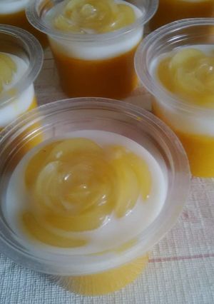 Foto resep Puding labu mawar jeruk