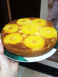 صورة لوصفة كيكة الاناناس هشة ولذيذة 😍😍😍