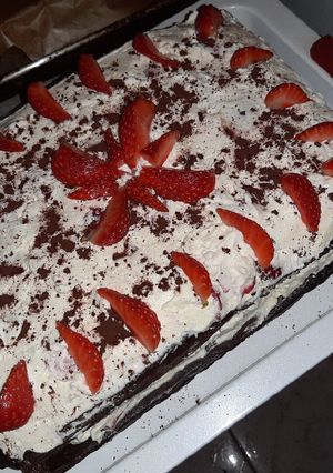Cukormentes epres túrórudi torta recept fotója