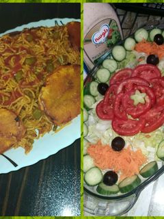 عکسی از دستور 💛 ماکارانی تند با لوبیاسبز 💛