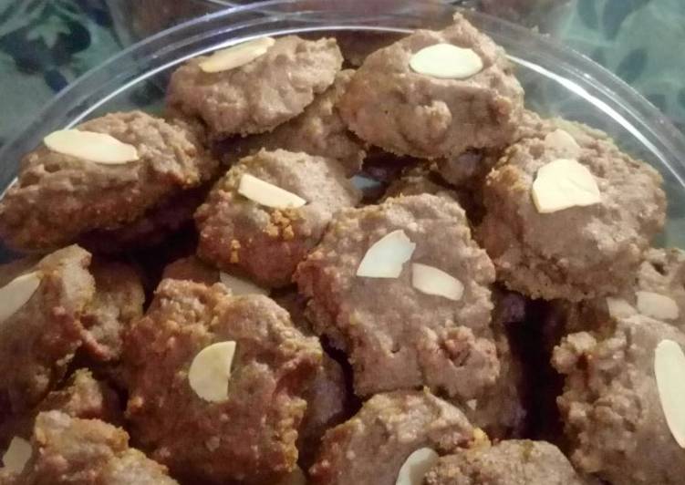 Chocolate Almond Cheese Cookies