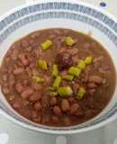 Alubias rojas con piparras