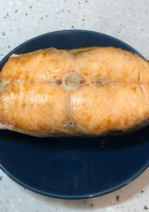氣炸鮭魚（氣炸鍋） 的食譜成品照片