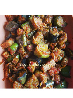 Foto resep Balado 3T (terong,tempe,teri)