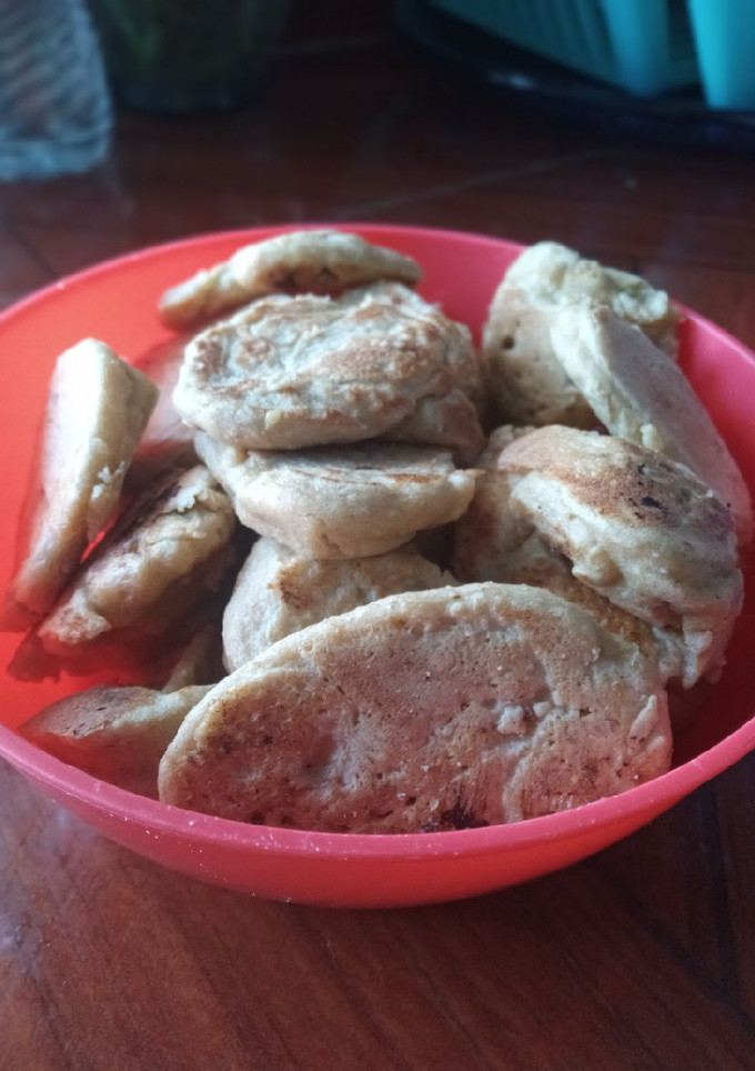 Una foto de Plátanitos envueltos en hotcakes