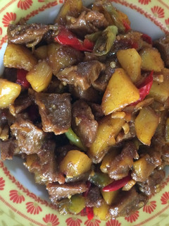 Foto resep Oseng" mercon daging sapi+kentang #kitaberbagi