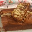 Cake banana bread marbré