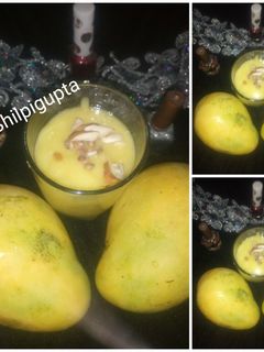 मैंगो मिल्क शेक (Mango Milk Shake recipe in Hindi) रेसिपी मुख्य फोटो