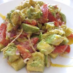 A picture of Honey Lime Avocado Salad.
