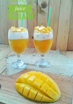 Foto resep Thai Mango Juice (jus mangga jmn now😄)