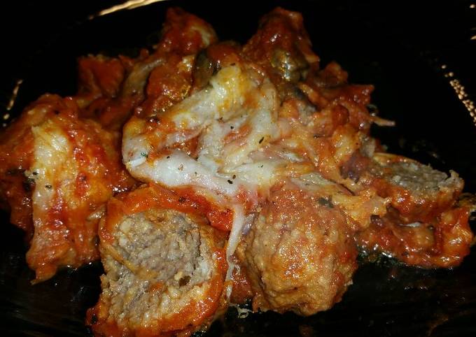 Meatball Parmesan Cassarole