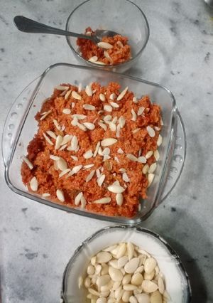 A picture of Gajar ka halwa 😋.
