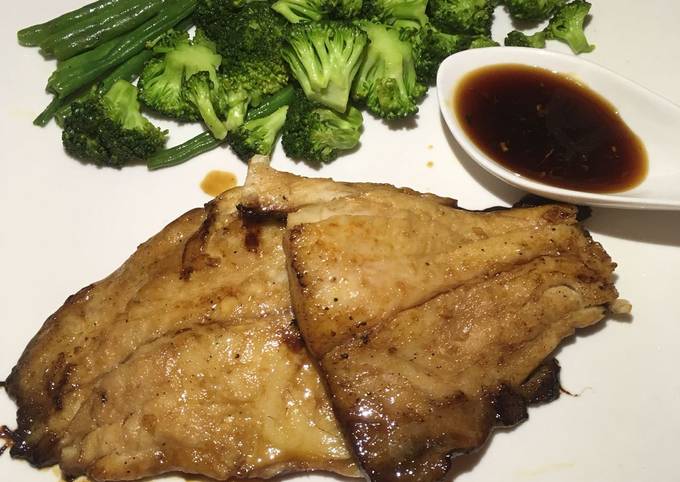 Step-by-Step Guide to Make Super Quick Homemade Honey glazed fish with steamed veggies