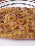 Torta🥧 volteada de banano😊
