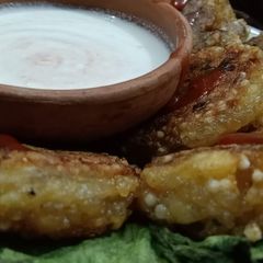 A picture of Potato🥔 and tapioca pearls cutlet.