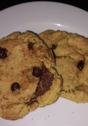 Una foto de Galletas rellenas con nutella